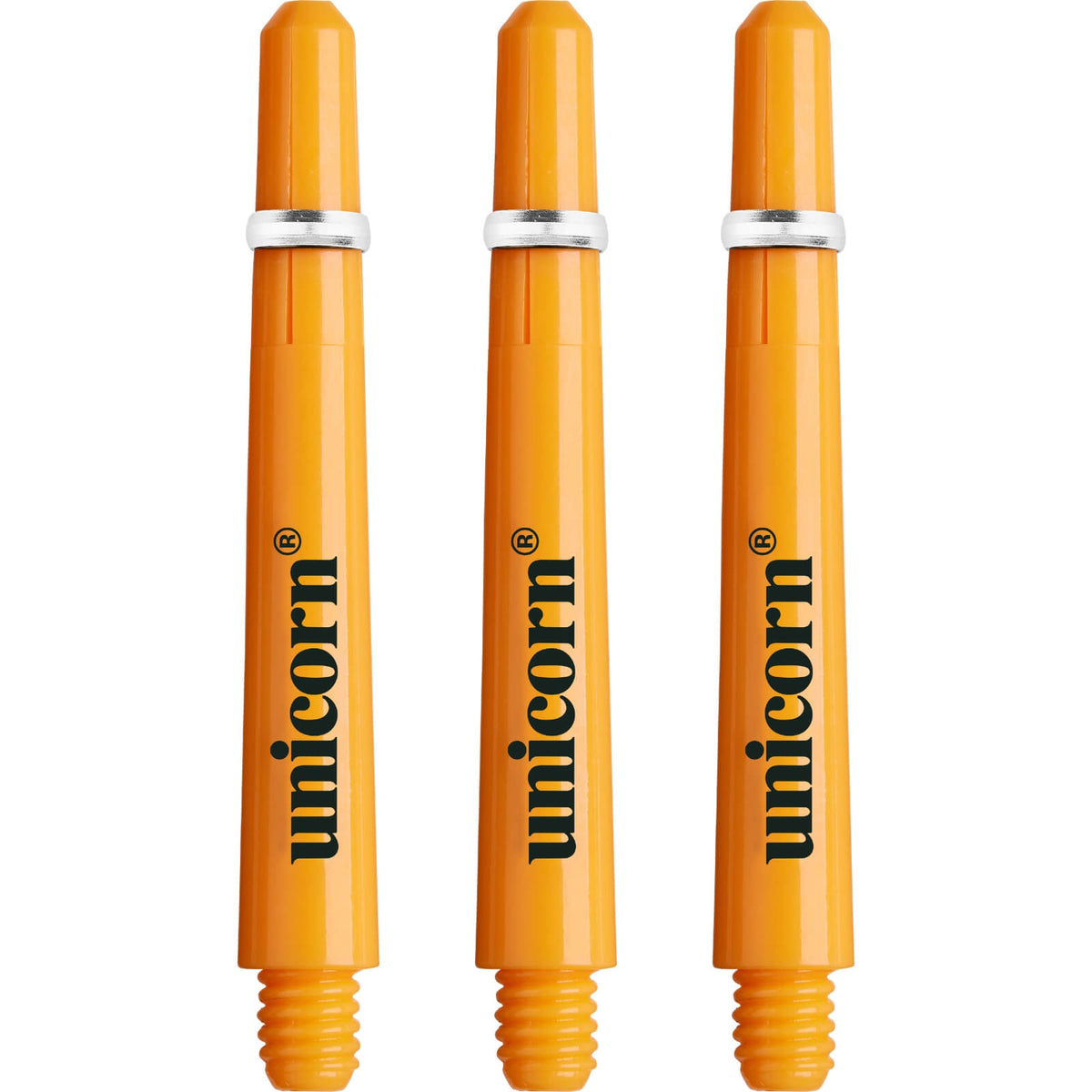 Dart Shafts - Unicorn - Gripper 4 Neon - Polycarbonate Dart Shafts Ultra Short (29.0mm) / Orange