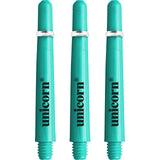 Unicorn - Gripper 4 Neon - Polycarbonate Dart Shafts - Ultra Short (29.0mm) / Teal