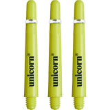 Unicorn - Gripper 4 Neon - Polycarbonate Dart Shafts - Ultra Short (29.0mm) / Yellow