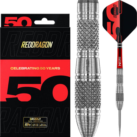 Red Dragon - Grizzly 4 Darts - 90% Tungsten - 25g -