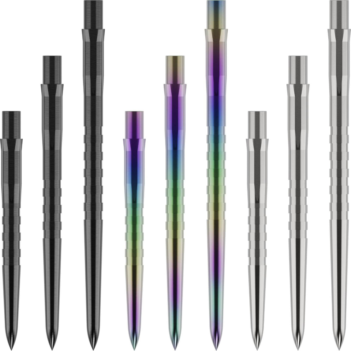 Mission - Caliburn EVO Grooved Dart Points - 26mm 32mm 38mm -