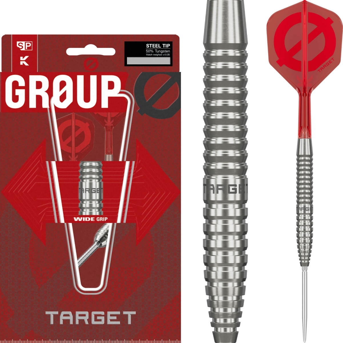 Target - Group Ø 02 Darts - Swiss Point - 50% Tungsten - 21g 23g 25g