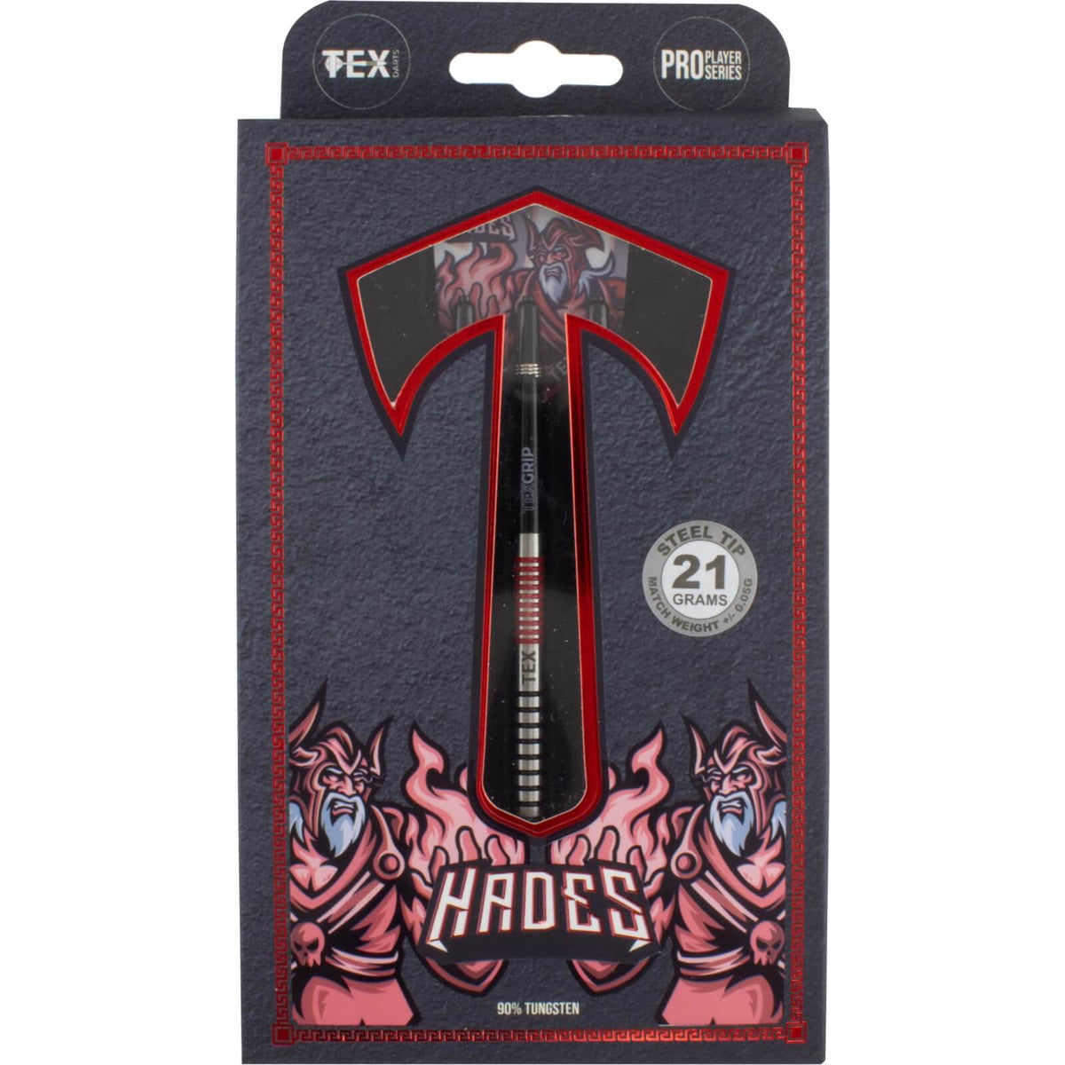 Darts - Tex - Hades Darts - Steel Tip - 90% Tungsten - 21g 23g 