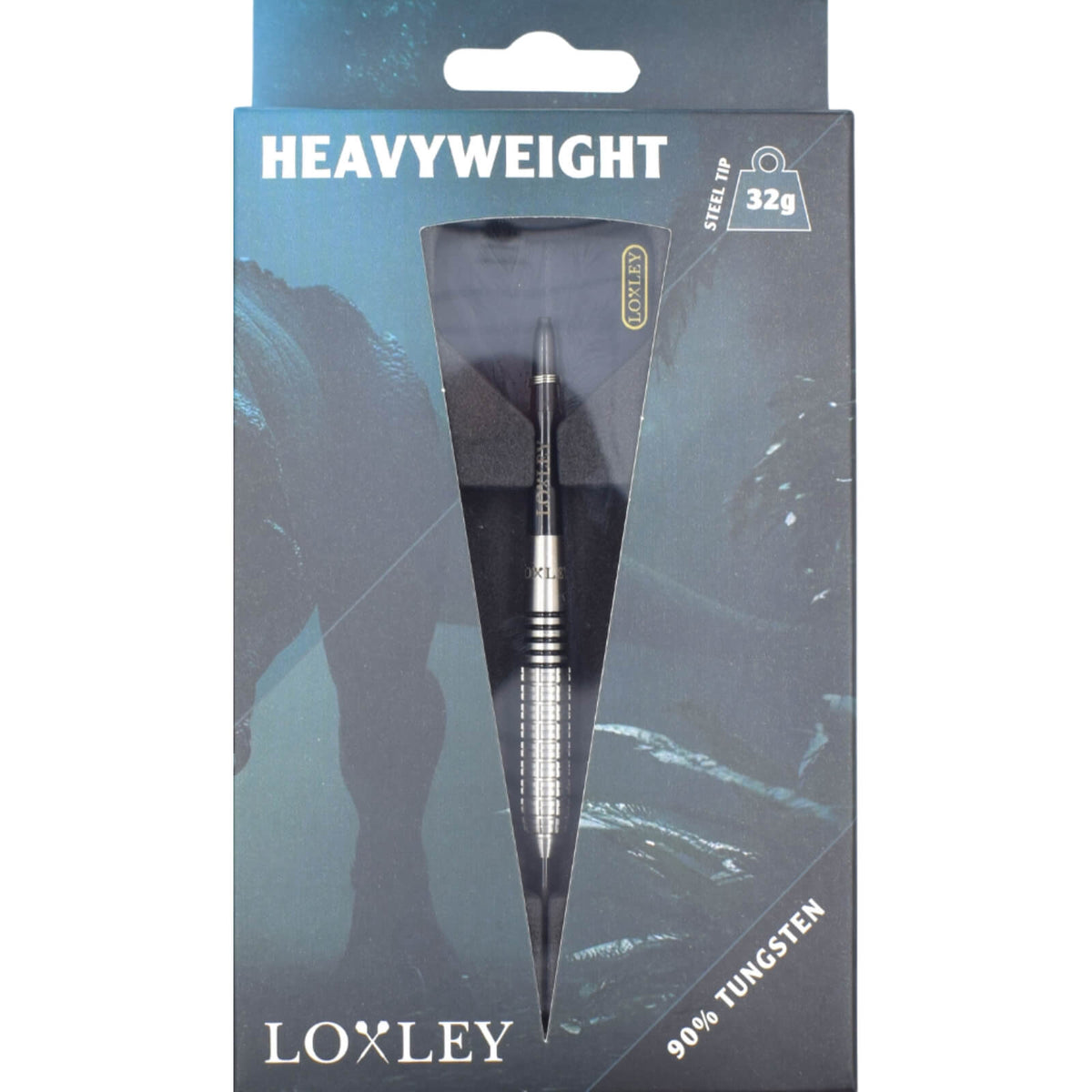 Darts - Loxley - Heavyweight Darts - Steel Tip - 90% Tungsten - 32g