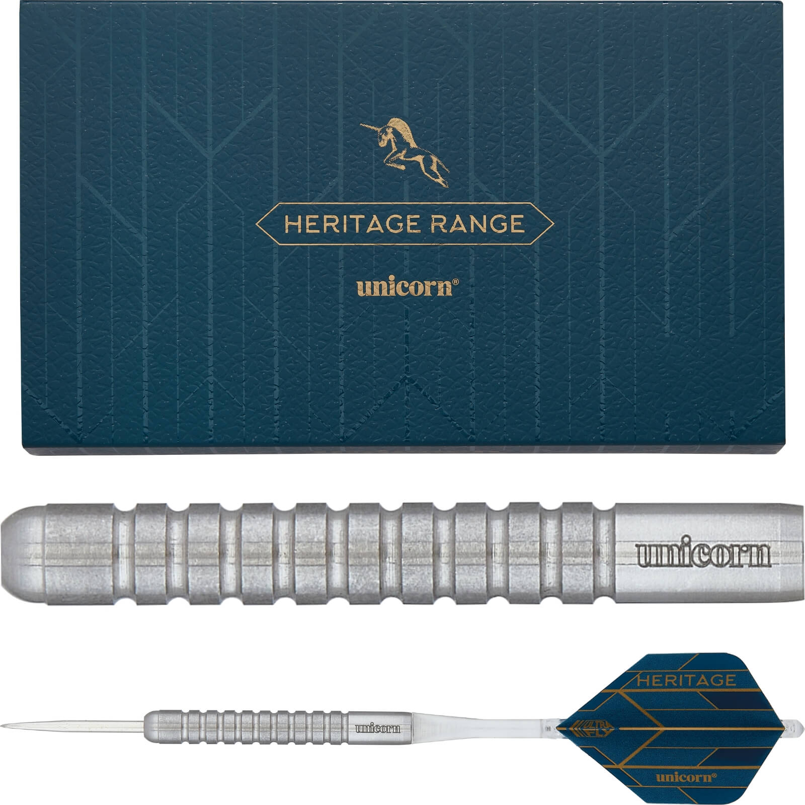 Darts - Unicorn - Heritage Striker 1988 Darts - Steel Tip - 80% Tungsten - 21g 