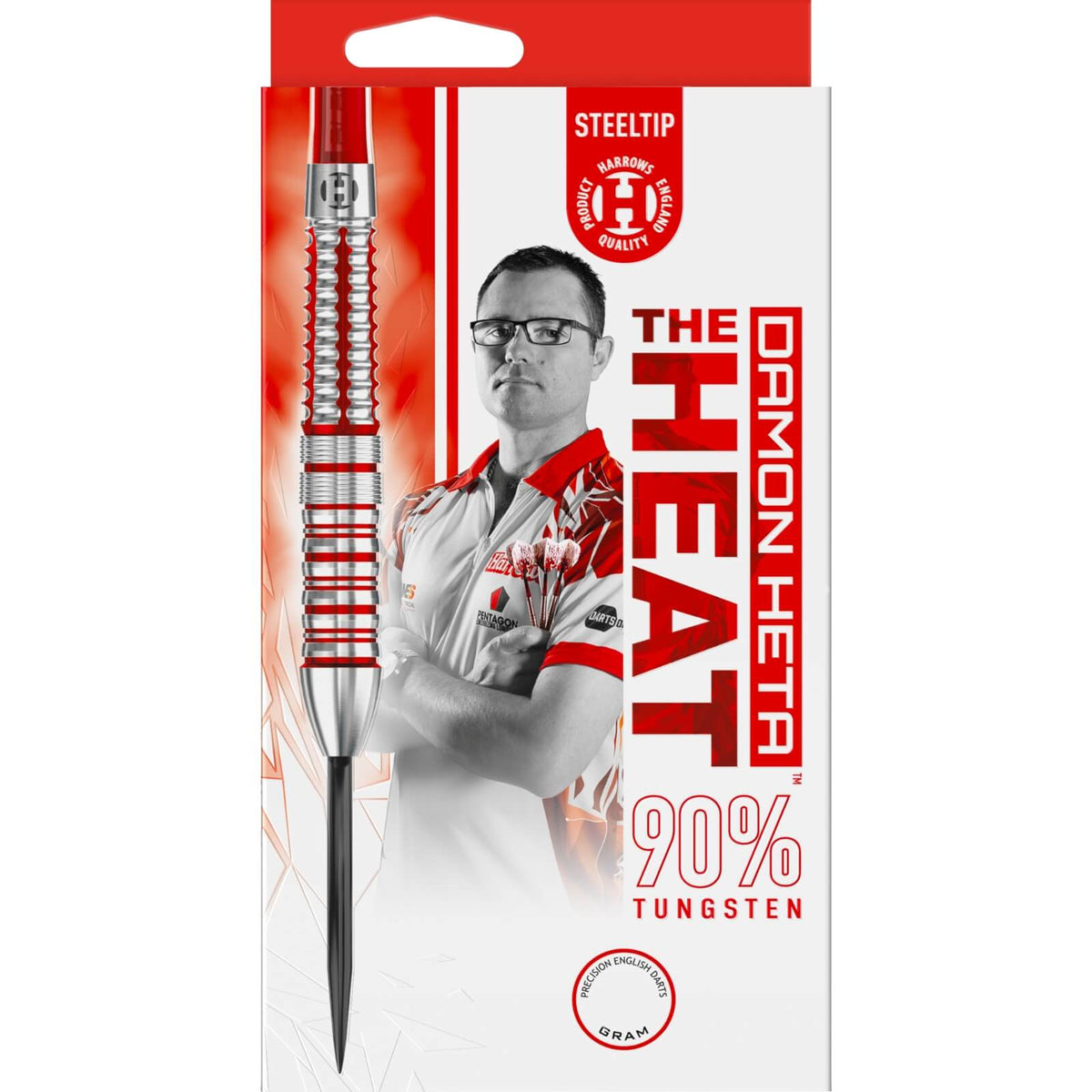 Darts - Harrows - Damon Heta Series 2 Darts - Steel Tip - 90% Tungsten - 21g 23g 25g 