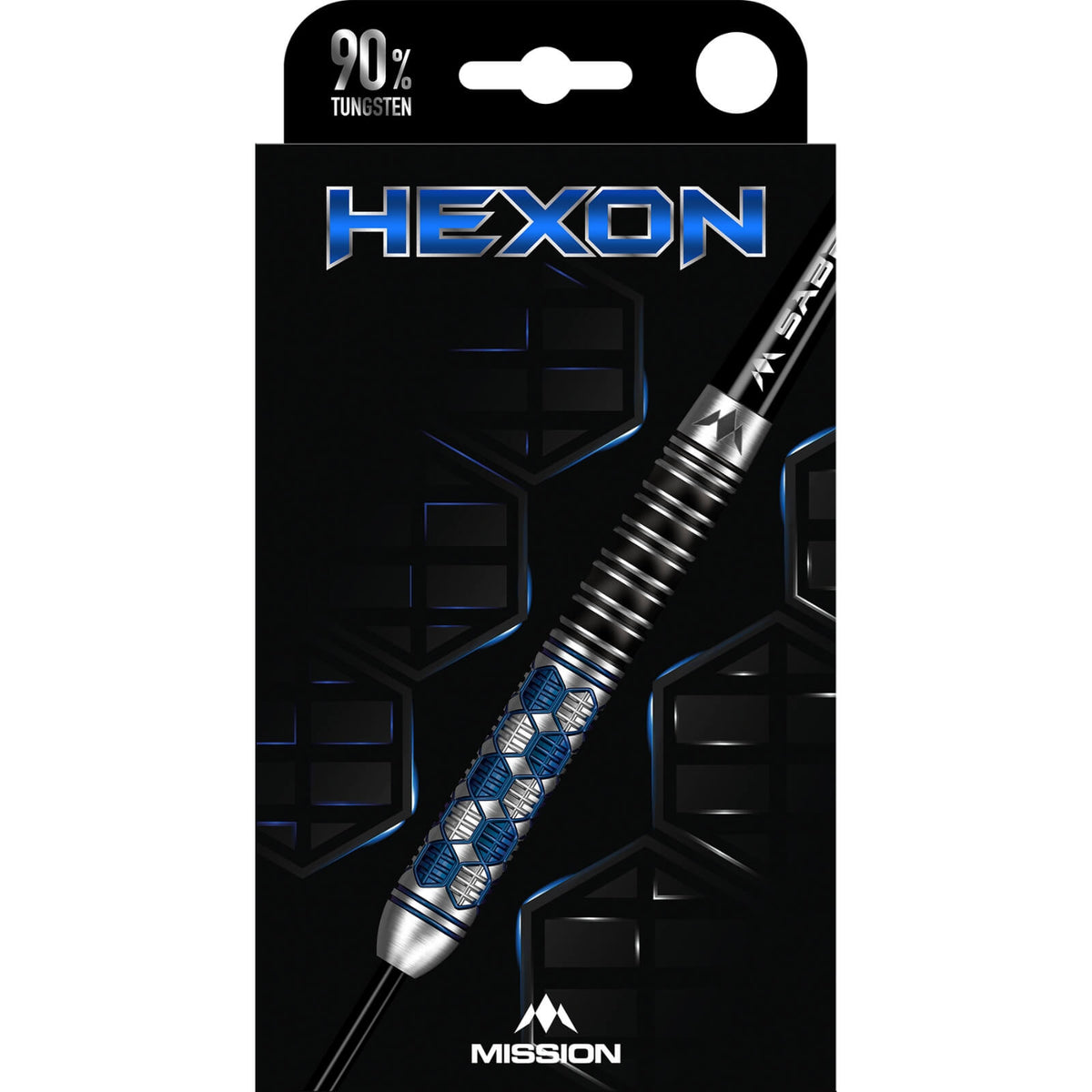 Darts - Mission - Hexon Darts - Steel Tip - 90% Tungsten - 21g 23g 25g 