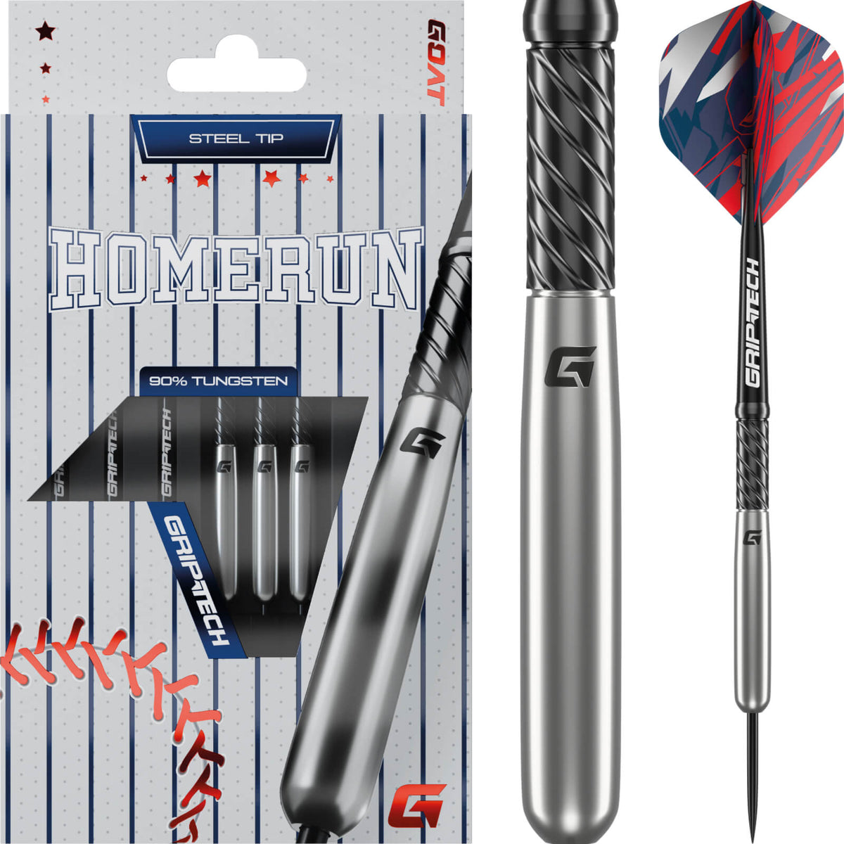 Darts - GOAT - Homerun Darts - Steel Tip - 90% Tungsten - 23g 25g