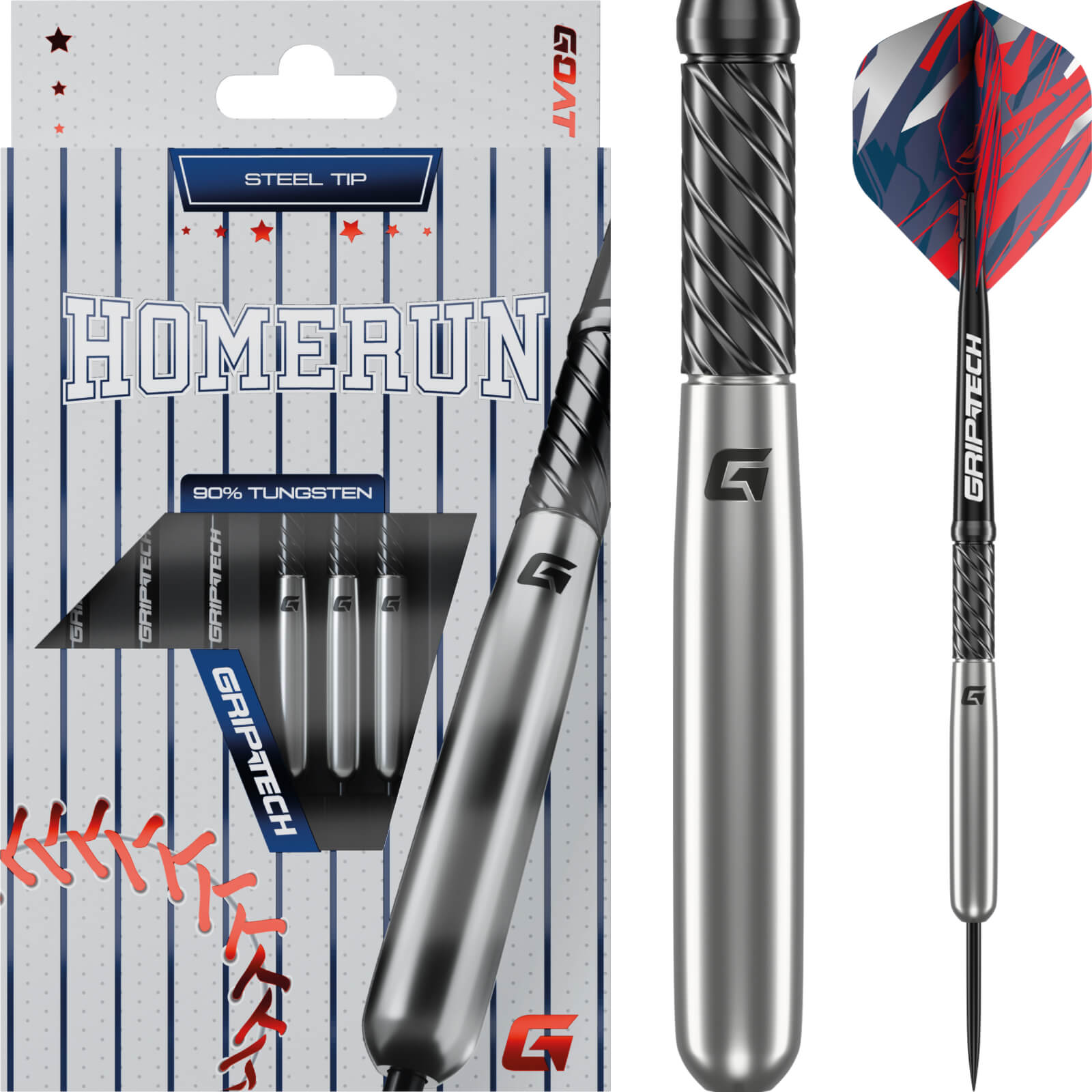 Darts - GOAT - Homerun Darts - Steel Tip - 90% Tungsten - 23g 25g