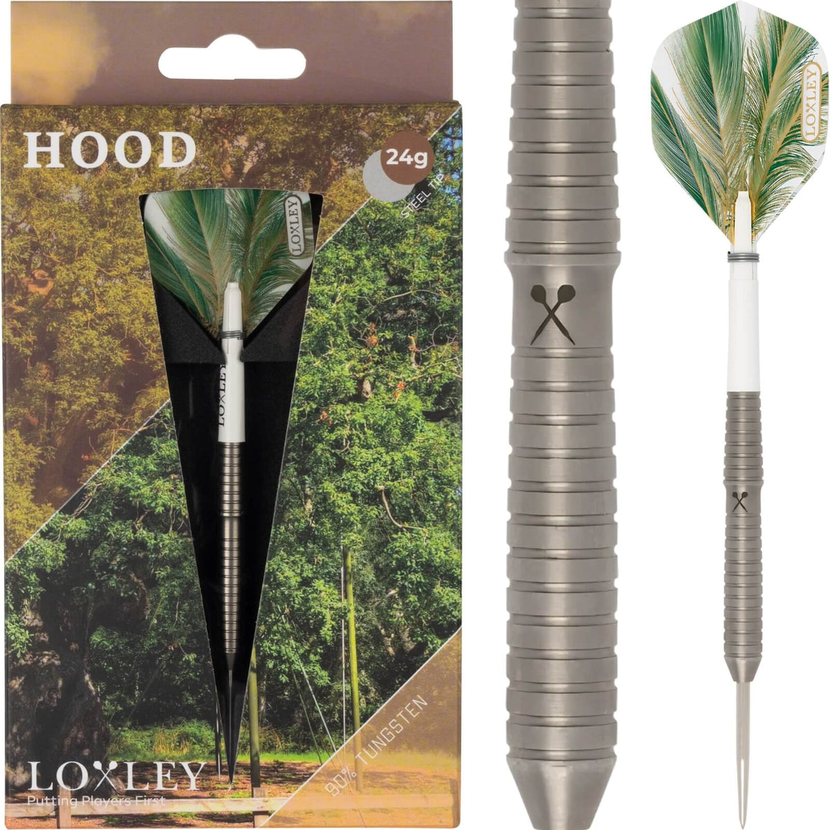 Loxley - Hood Darts - Steel Tip - 90% Tungsten - 22g 24g