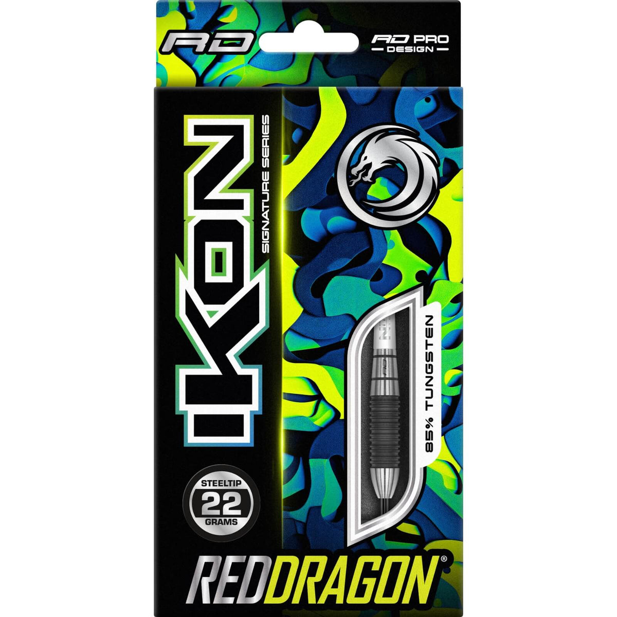 Darts - Red Dragon - Ikon 1.2 Darts - Steel Tip - 85% Tungsten - 22g 24g 