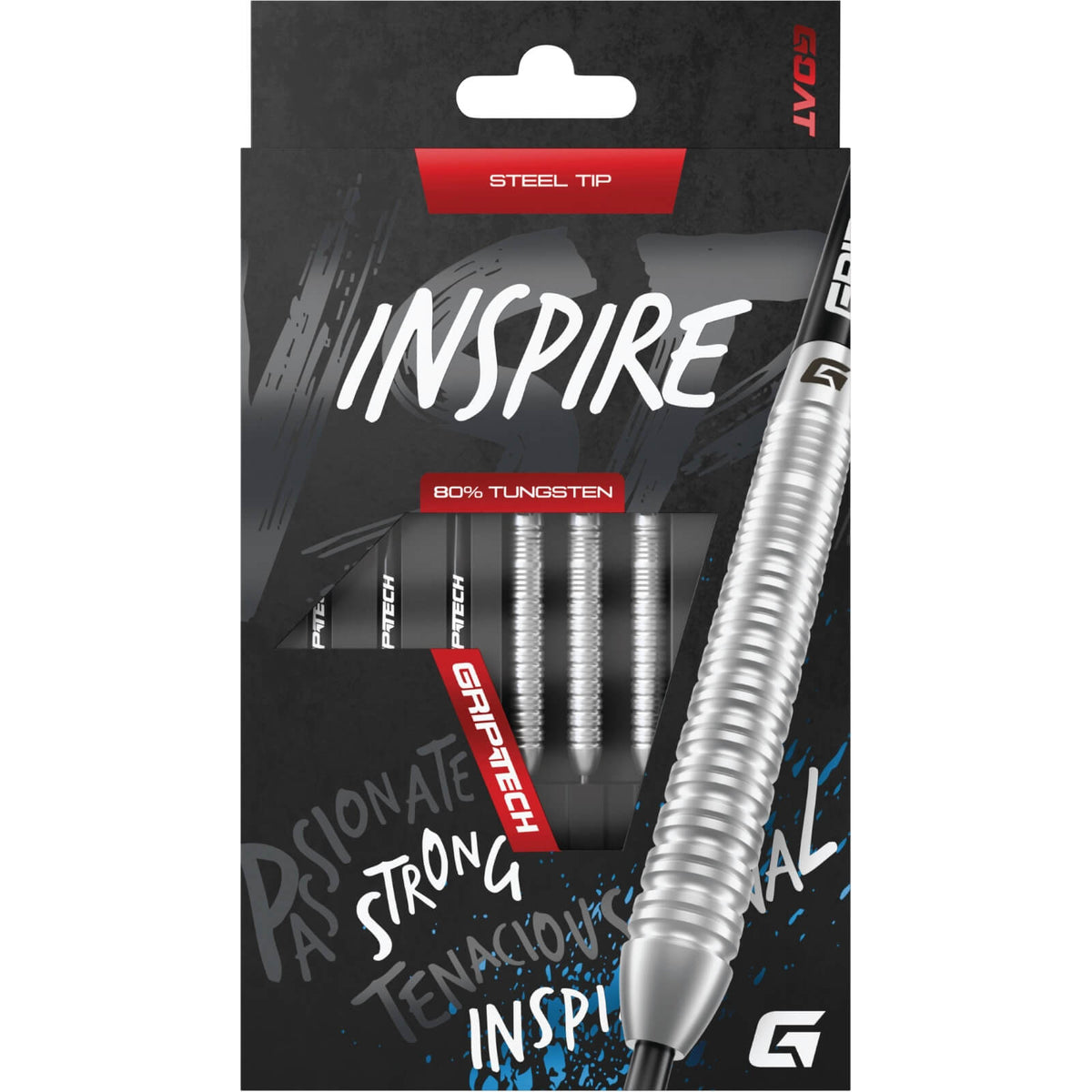 Darts - GOAT - Inspire Darts - Steel Tip - 80% Tungsten - 23g 25g 27g