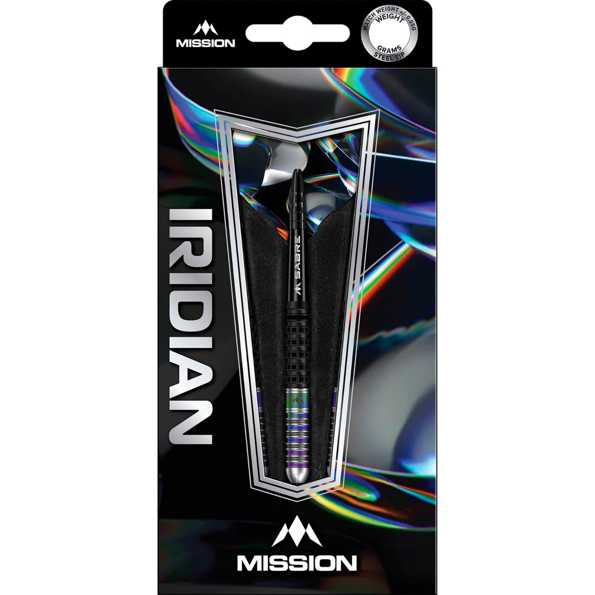 Darts - Mission - Iridian Darts - Steel Tip - 90% Tungsten - 22g 24g