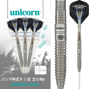 Unicorn - Jeffrey De Zwaan Darts - 90% Tungsten - 23g 25g -