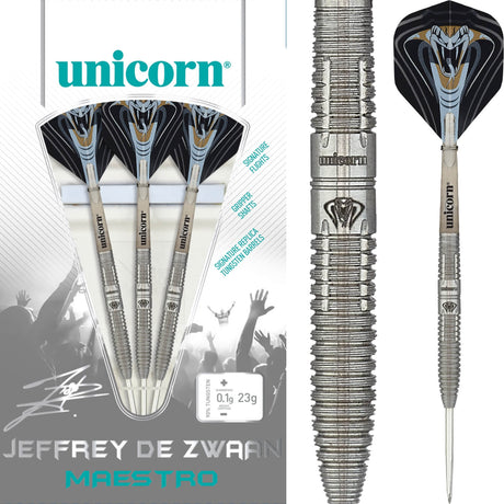 Unicorn - Jeffrey De Zwaan Darts - 90% Tungsten - 23g 25g -