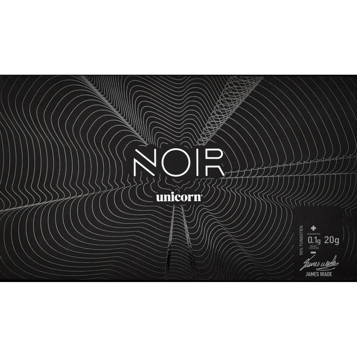 Darts - Unicorn - James Wade Noir Darts - Steel Tip - 90% Tungsten - 20g 21g 22g 23g 24g