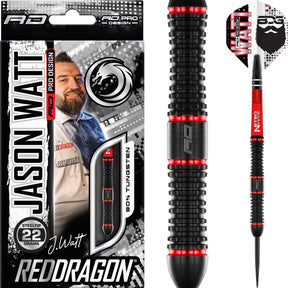 Red Dragon - Jason Watt Darts - 90% Tungsten - 22g -