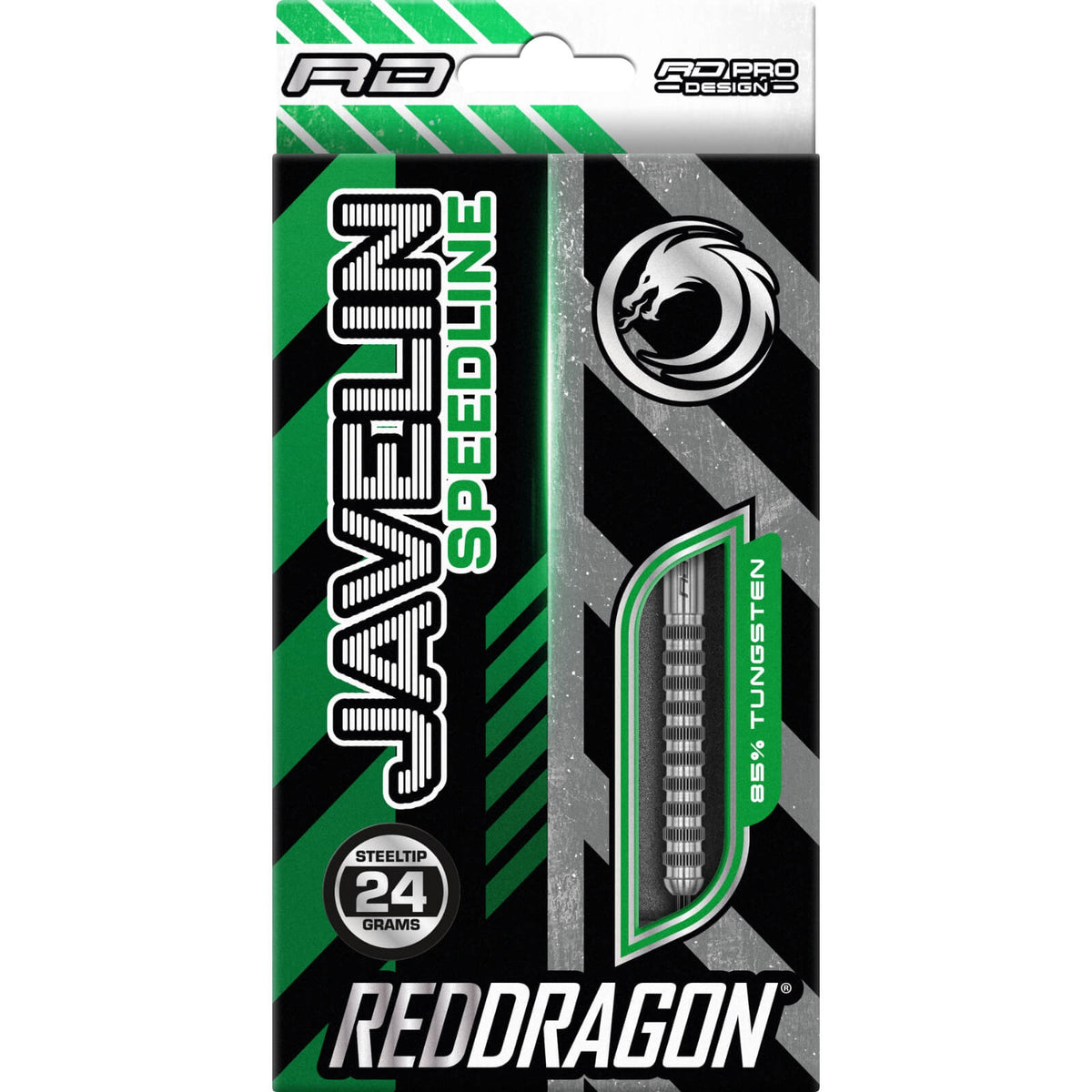 Darts - Red Dragon - Javelin Speedline Darts - Steel Tip - 85% Tungsten - 24g 26g 