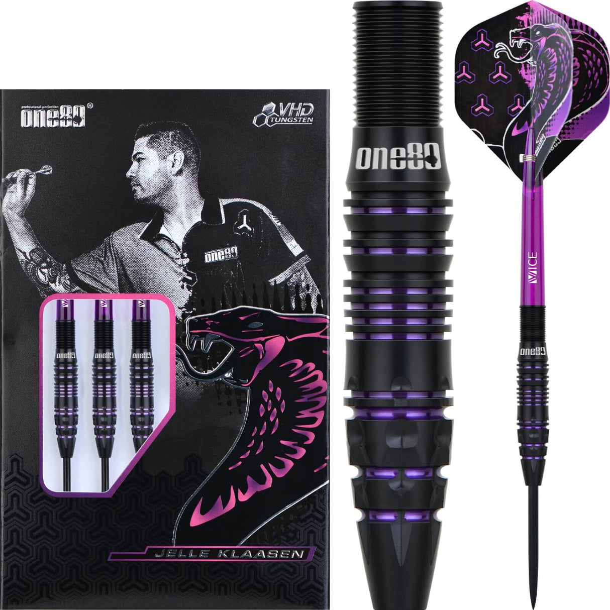 One80 - Jelle Klaasen Darts - 90% Tungsten - 21g 23g 25g -