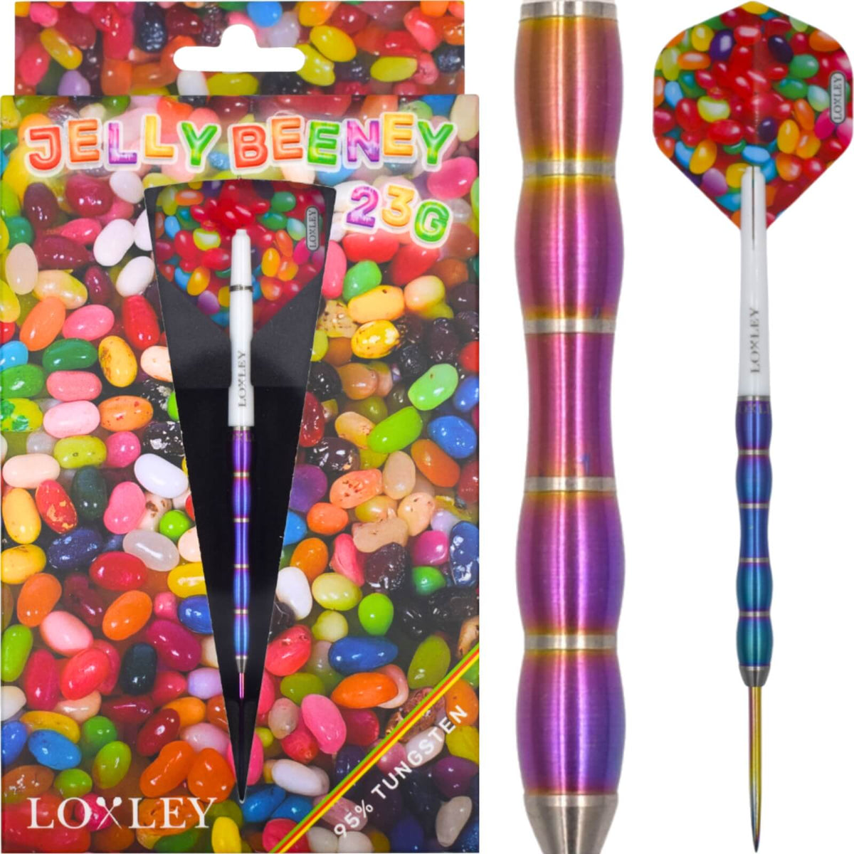 Loxley - Jelly Beeney Darts - Steel Tip - 95% Tungsten - 23g