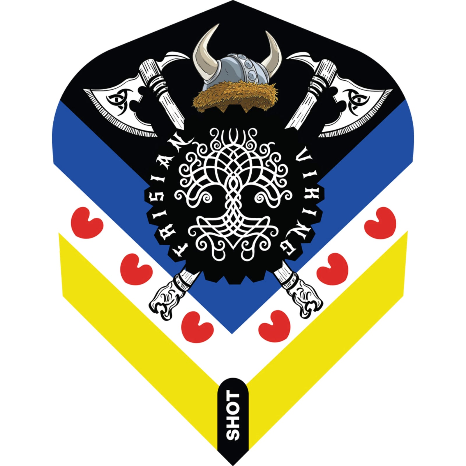 Dart Flights - Shot - Jitse Van Der Wal - Standard Dart Flights