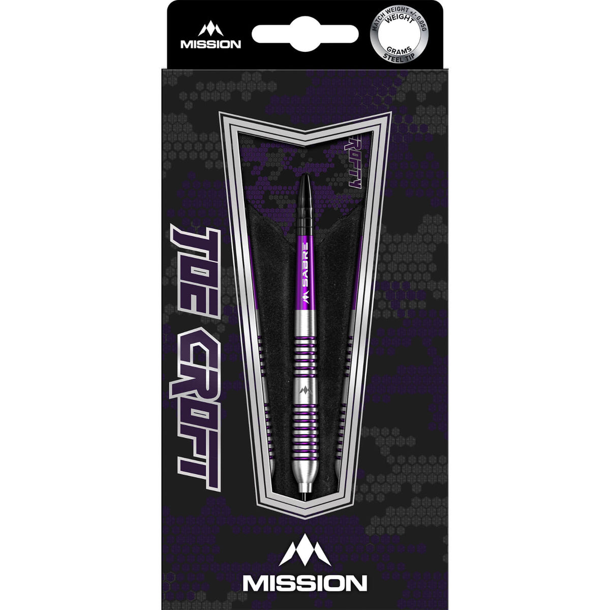 Darts - Mission - Joe Croft Darts - Steel Tip - 95% Tungsten - 23g 25g