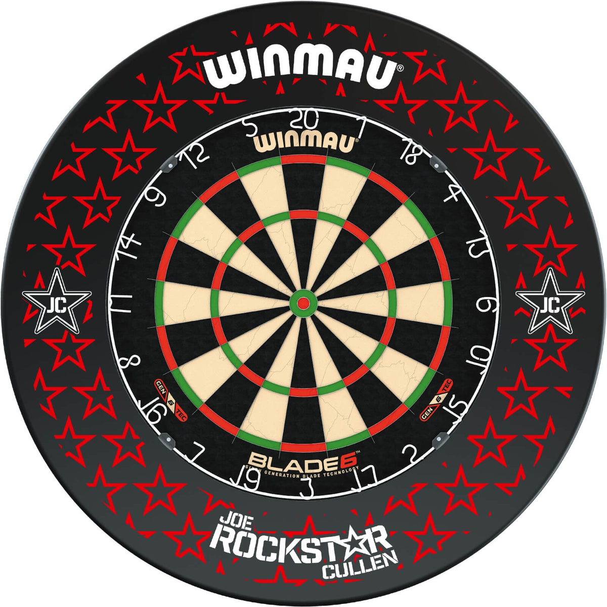 Surrounds &amp; Dartboards - Winmau - Joe Cullen Dartboard Surround &amp; Dartboard Bundle - Choose Your Board Winmau - Blade 6