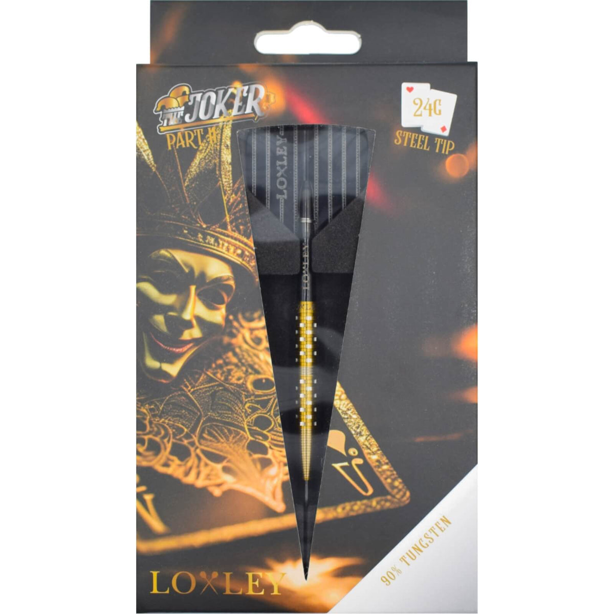 Loxley - Joker Part II Darts - Steel Tip - 90% Tungsten - 22g 24g