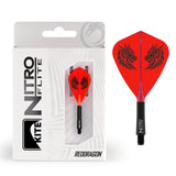 Red Dragon - Jonny Clayton Nitro Flite - Kite Dart Flights - Integrated Flight & Shaft System