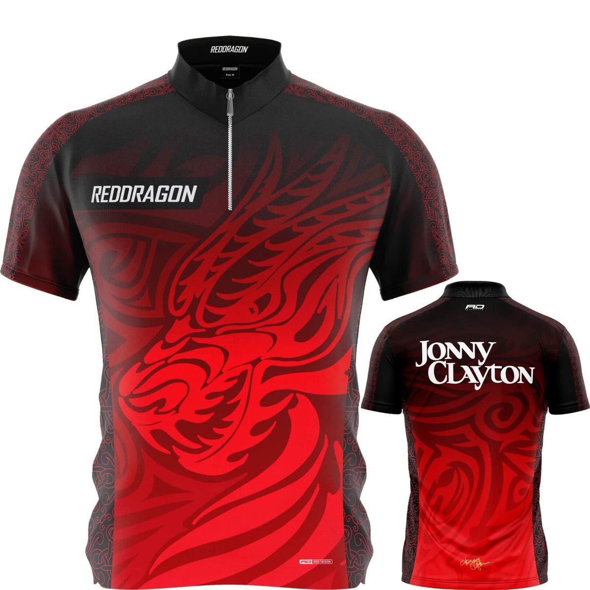 Red Dragon - Jonny Clayton Limited Edition Dart Shirt - S to 3XL