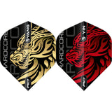 Red Dragon - Jonny Clayton Ying Yang - Big Wing Dart Flights - Gold