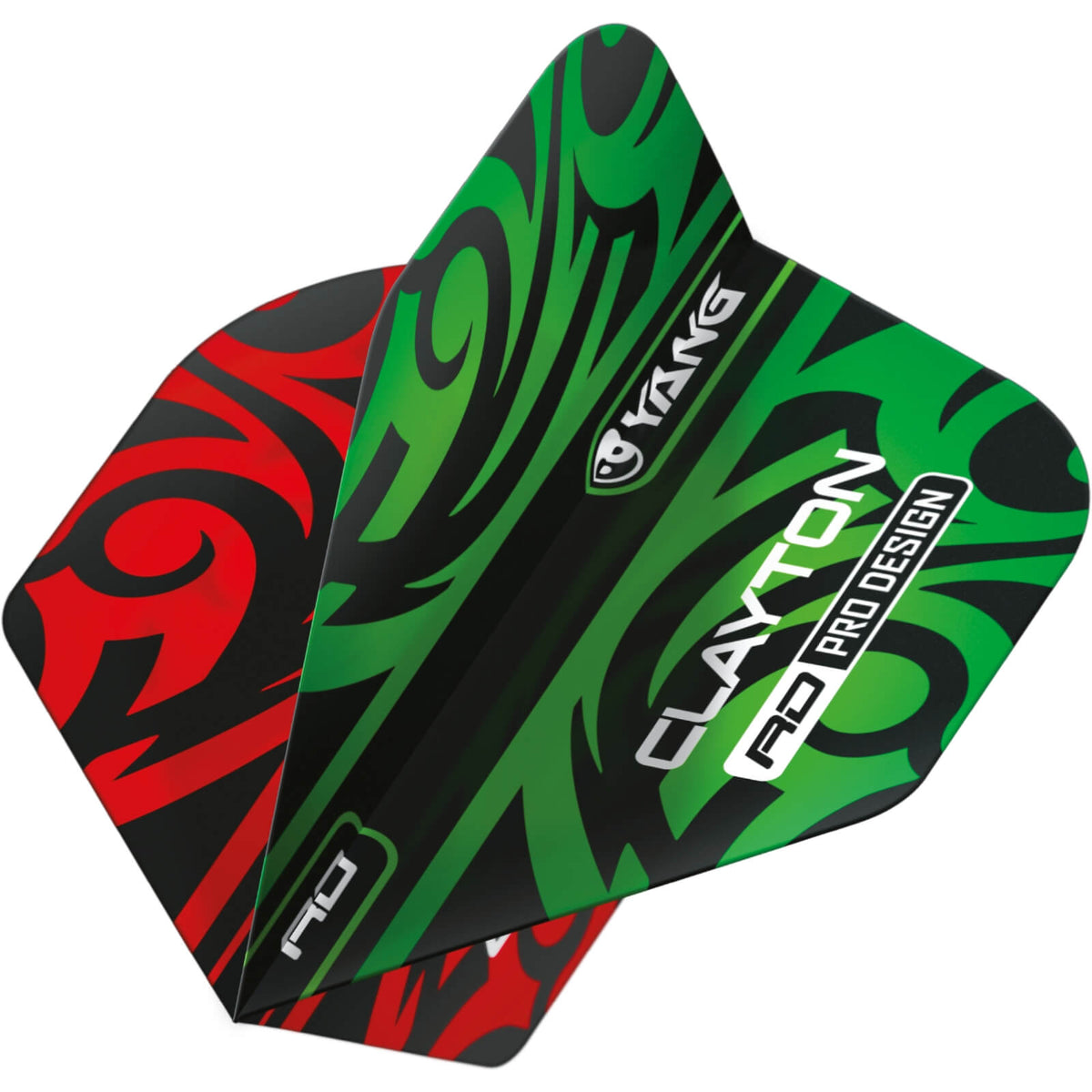 Dart Flights - Red Dragon - Jonny Clayton Ying Yang - Big Wing Dart Flights 