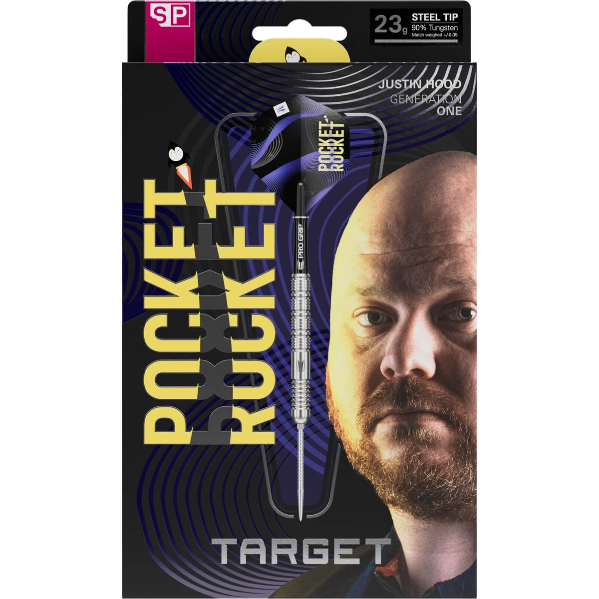 Target - Justin Hood Darts - Swiss Point - 90% Tungsten - 23g