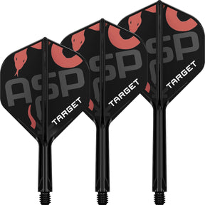 Target - K-Flex Nathan Aspinall - Big Wing Dart Flights - Integrated Flight & Shaft System -