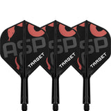 Target - K-Flex Nathan Aspinall - Big Wing Dart Flights - Integrated Flight & Shaft System -