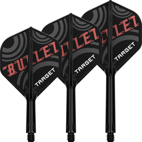Target - K-Flex Stephen Bunting - Big Wing Dart Flights - Integrated Flight & Shaft System -
