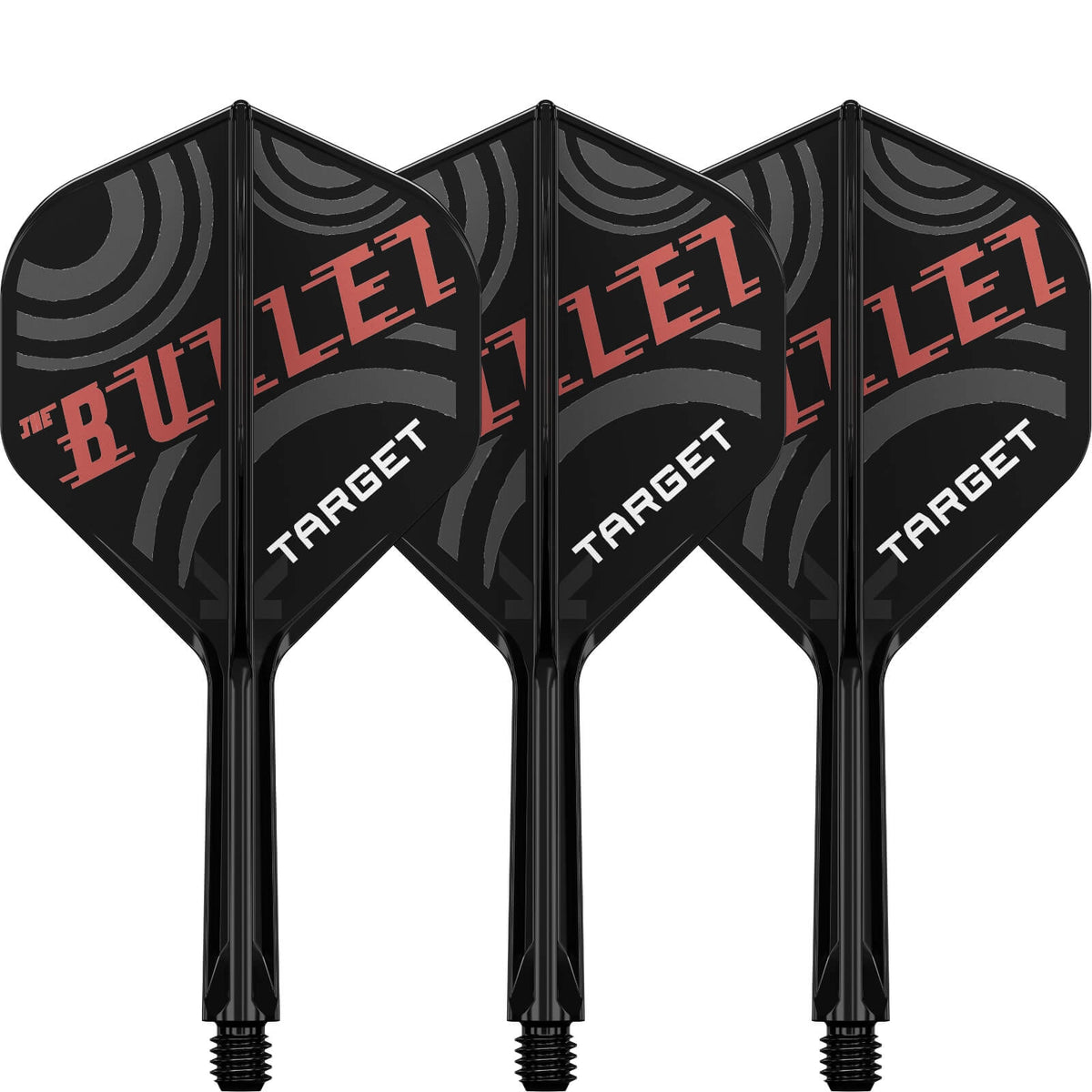 Dart Flights - Target - K-Flex Stephen Bunting - Big Wing Dart Flights - Integrated Flight &amp; Shaft System Intermediate (26mm)