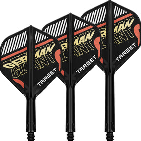 Target - K-Flex Gabriel Clemens - Big Wing Dart Flights - Integrated Flight & Shaft System -