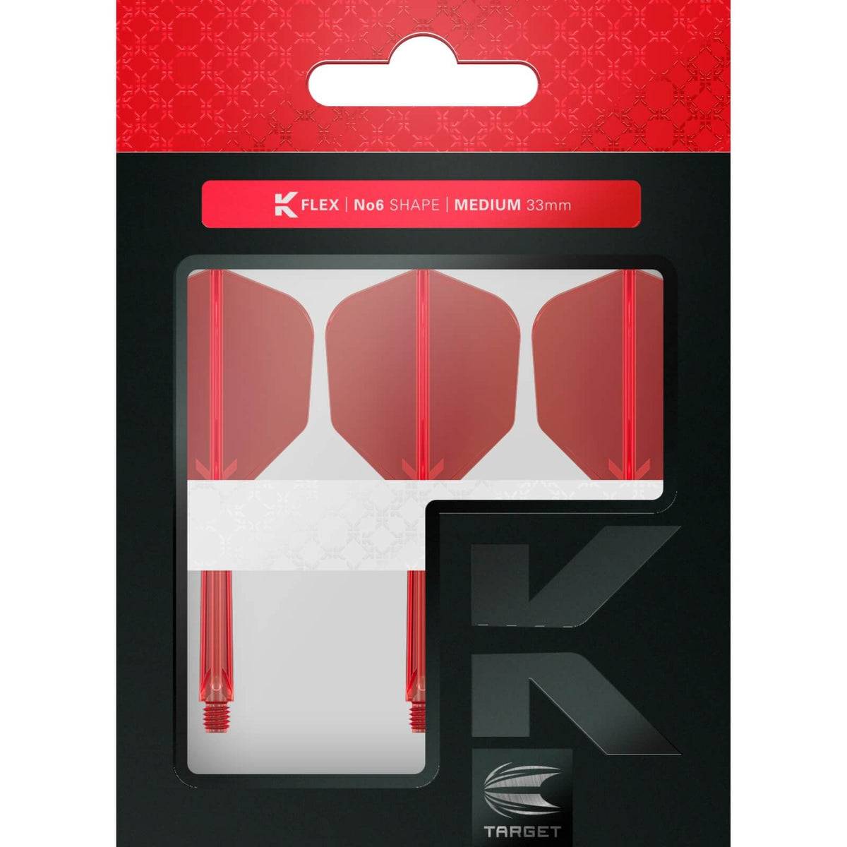 Dart Flights - Target - K-Flex - Standard Dart Flights - Integrated Flight &amp; Shaft System 