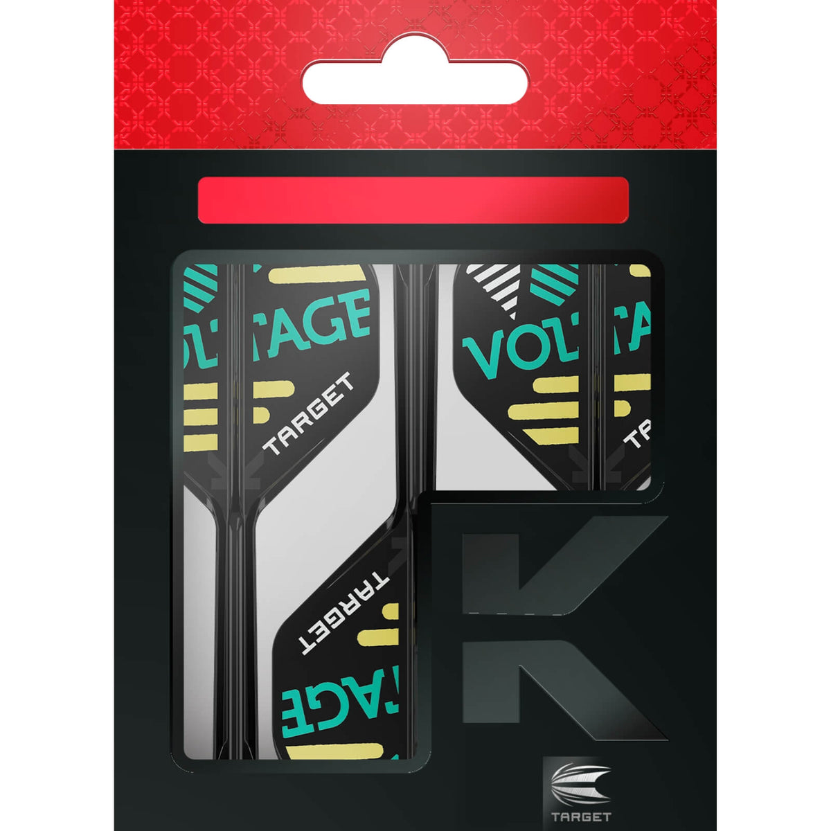 Dart Flights - Target - K-Flex Rob Cross - Big Wing Dart Flights - Integrated Flight &amp; Shaft System