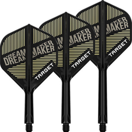 Target - K-Flex Dimitri Van Den Bergh - Big Wing Dart Flights - Integrated Flight & Shaft System -