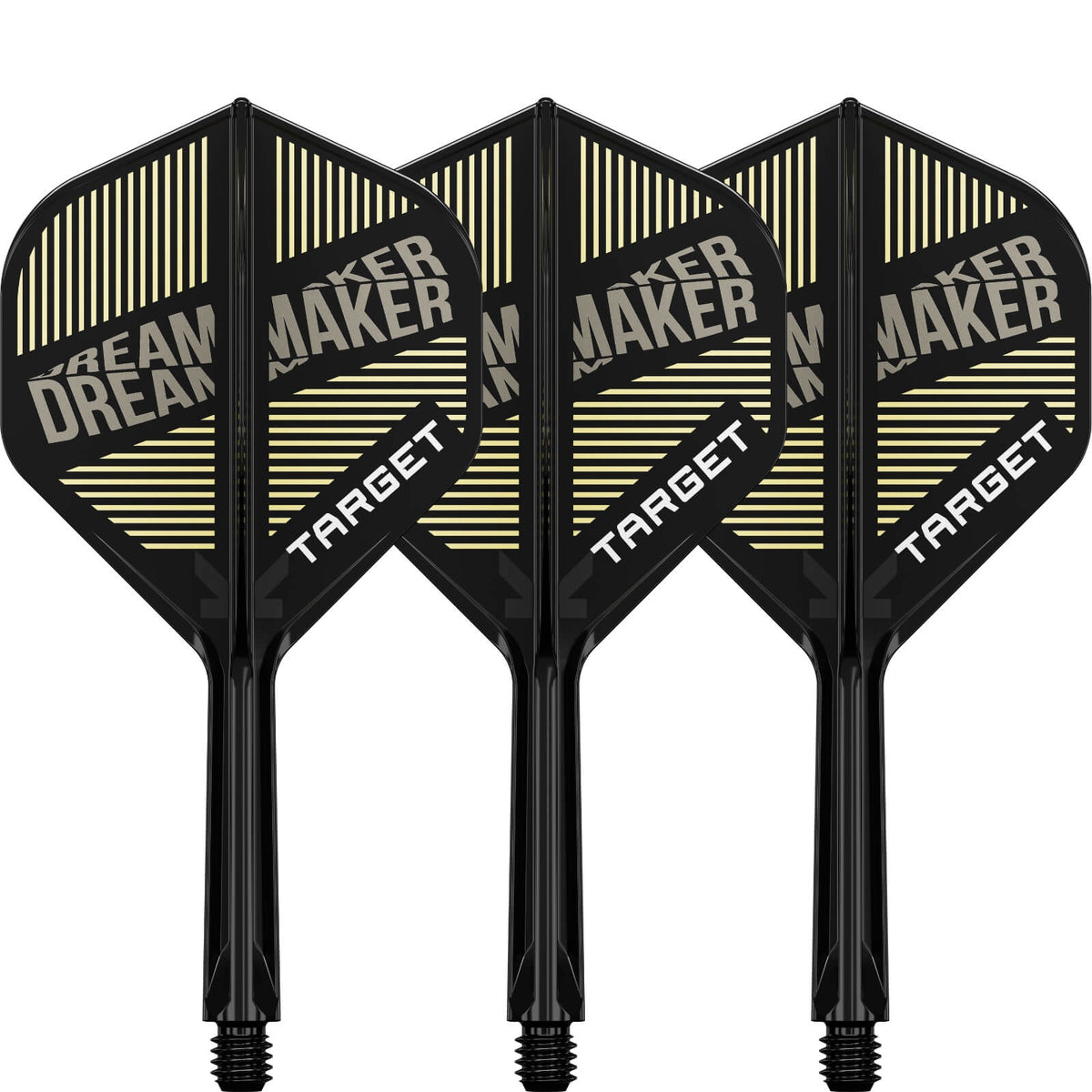 Dart Flights - Target - K-Flex Dimitri Van Den Bergh - Big Wing Dart Flights - Integrated Flight &amp; Shaft System