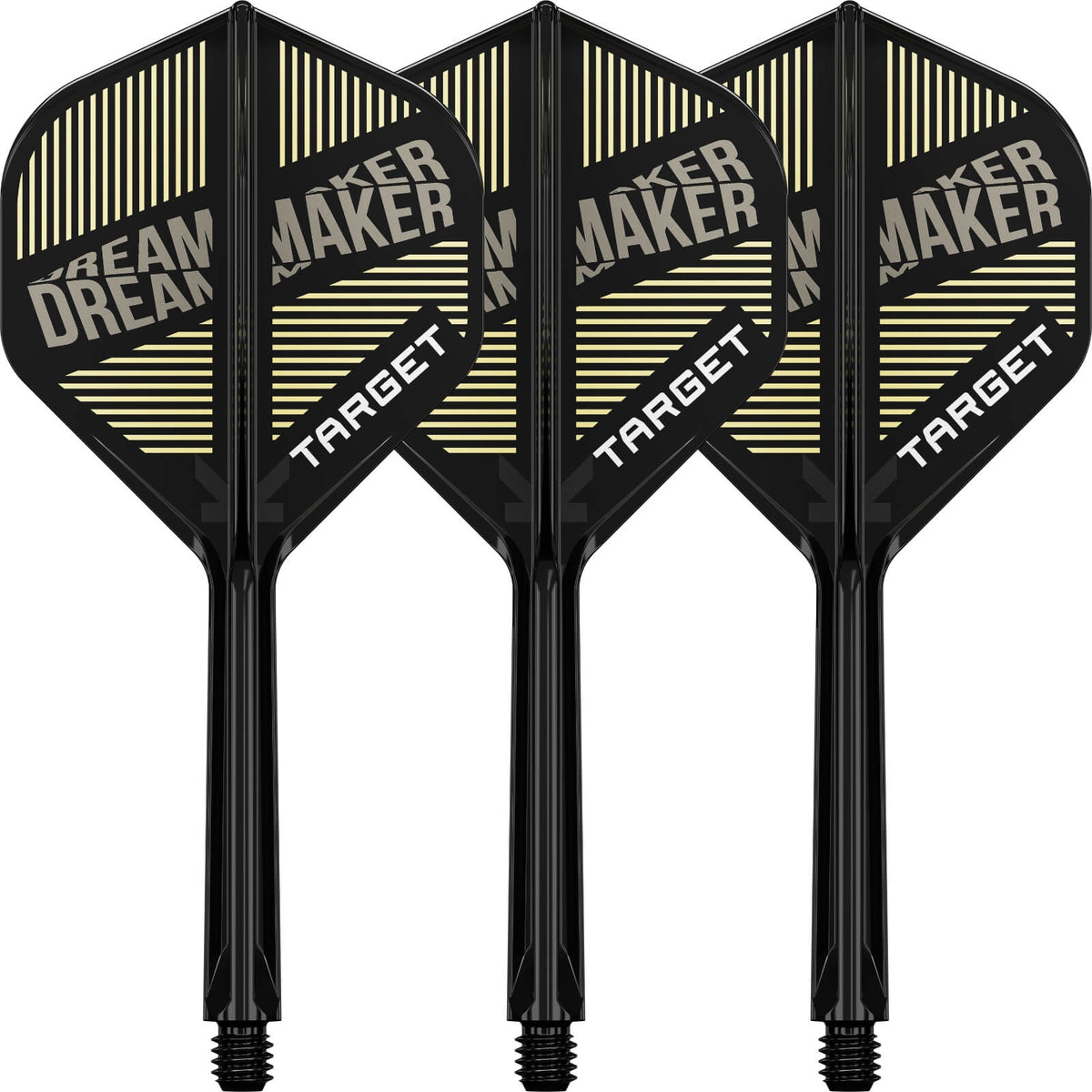 Dart Flights - Target - K-Flex Dimitri Van Den Bergh - Big Wing Dart Flights - Integrated Flight &amp; Shaft System