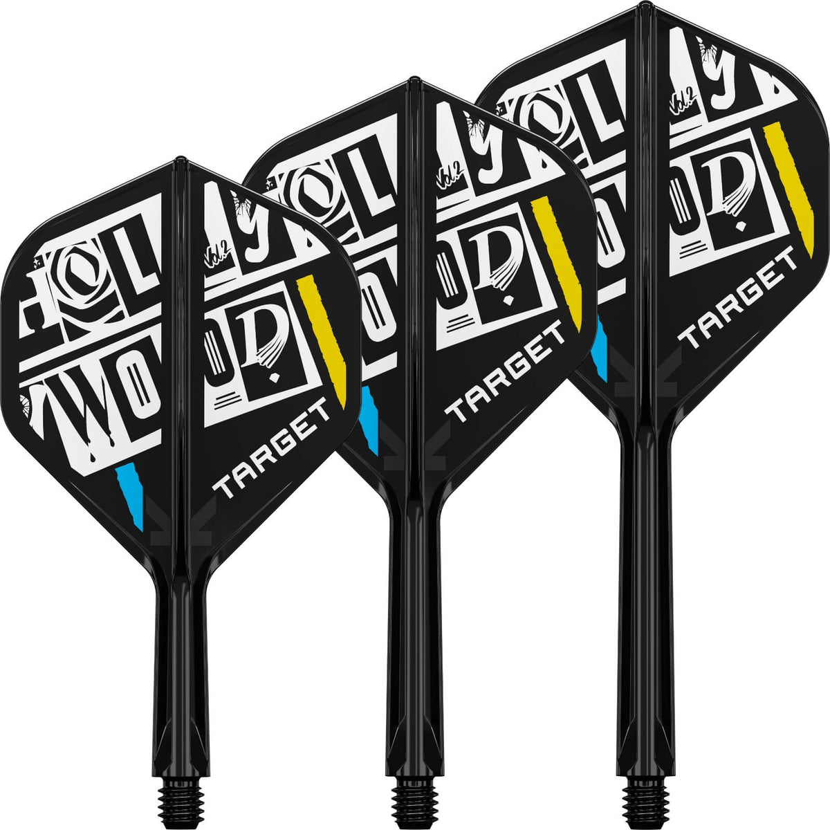 Dart Flights - Target - K-Flex Chris Dobey - Big Wing Dart Flights - Integrated Flight &amp; Shaft System