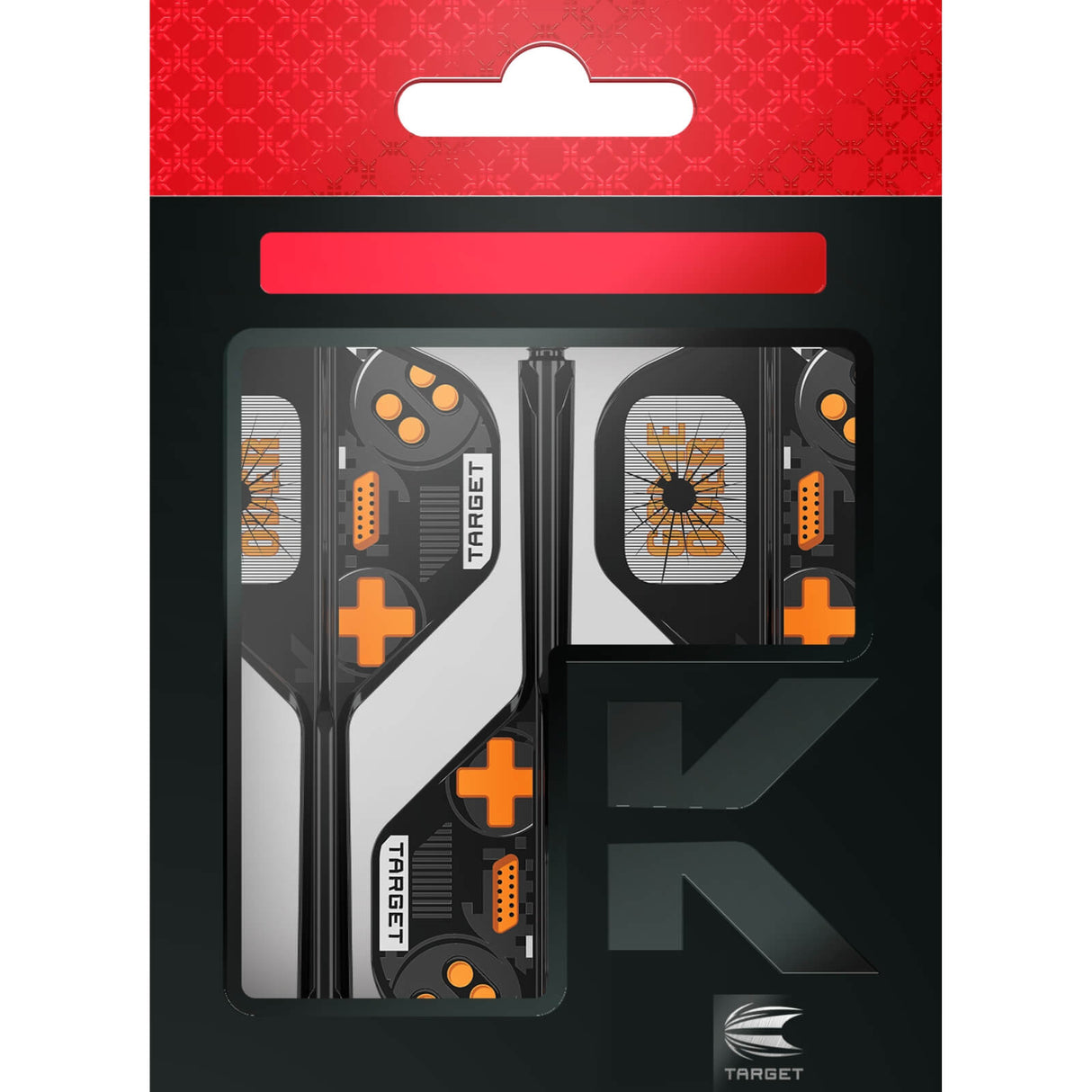 Target - K-Flex Game Over - No2 Big Wing Dart Flights - Integrated Flight & Shaft System -