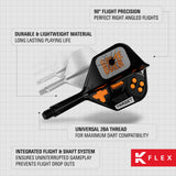 Target - K-Flex Game Over - No2 Big Wing Dart Flights - Integrated Flight & Shaft System -