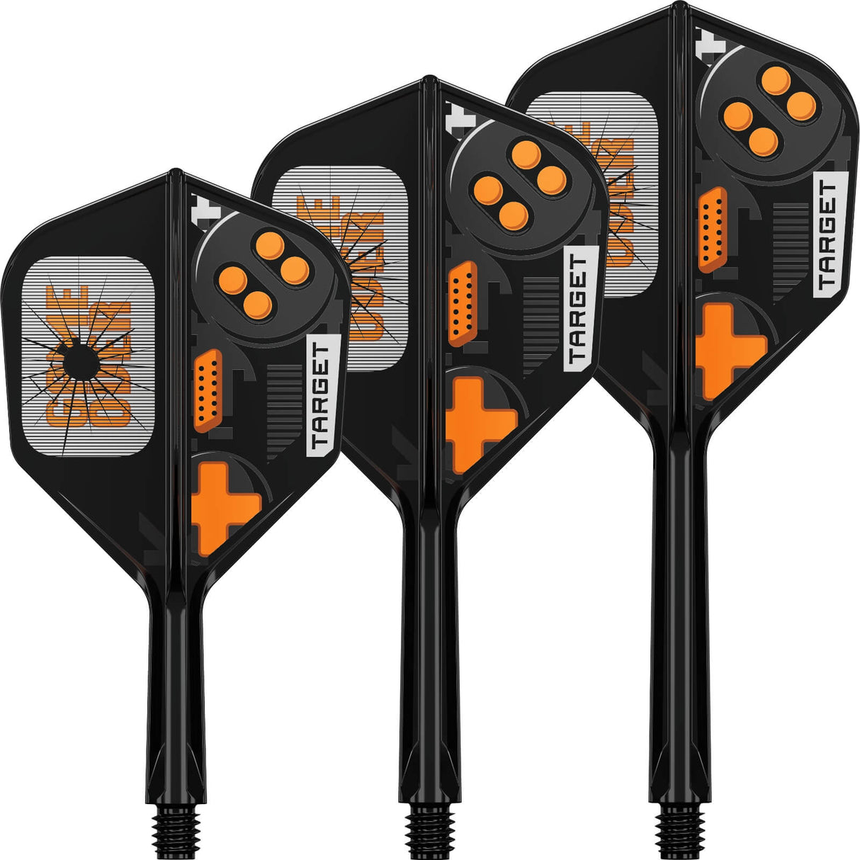 Target - K-Flex Game Over - No6 Standard Dart Flights - Integrated Flight & Shaft System -