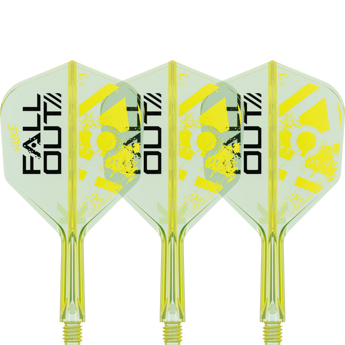 Target - K-Flex Luke Littler Fallout - No6 - Standard Dart Flights - Integrated Flight & Shaft System