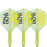 Target - K-Flex Luke Littler Fallout - No6 - Standard Dart Flights - Integrated Flight & Shaft System