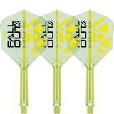 Target - K-Flex Luke Littler Fallout - No6 - Standard Dart Flights - Integrated Flight & Shaft System